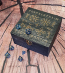 Nord Symbols Ebony Dice Box