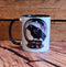 Crow Raven Globe Mystical Mug