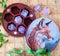 Hardwood Printed Fox Dice Box