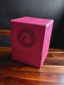Game Card Deck Box - Fire- Red