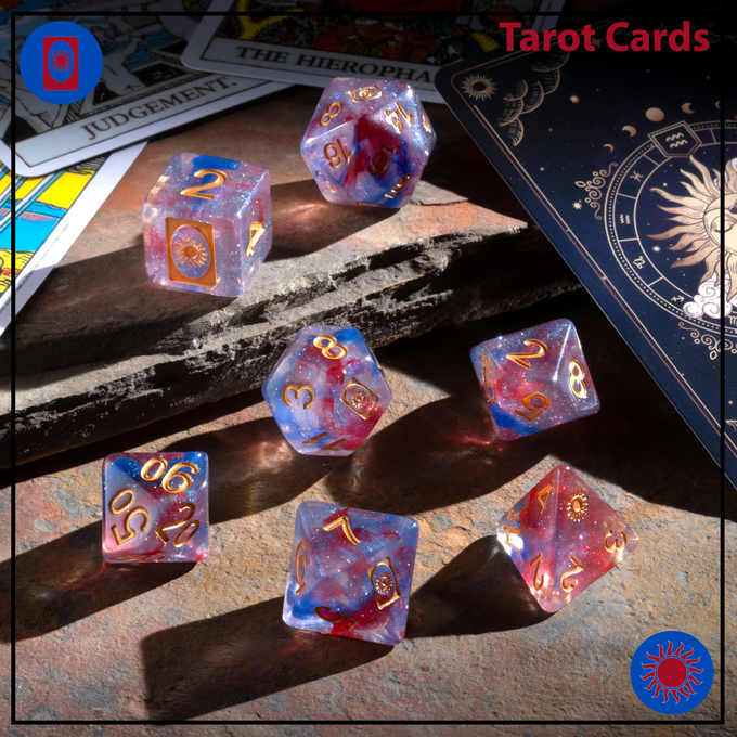 'Spirit Of' Trinkets Tarot Card Dice