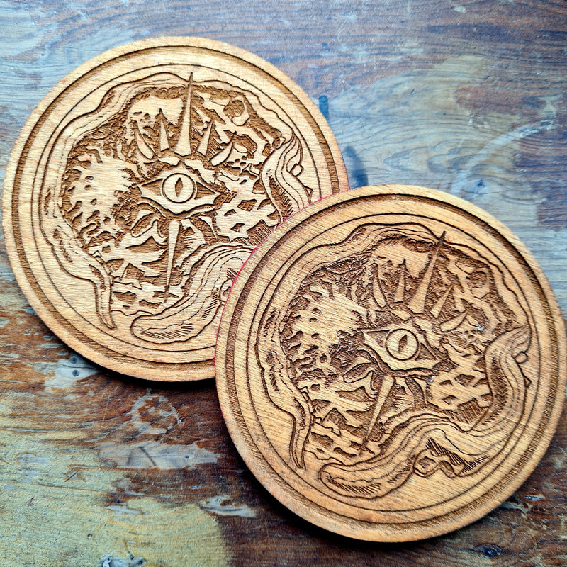 Set of 2 Class Coasters - CRITIT