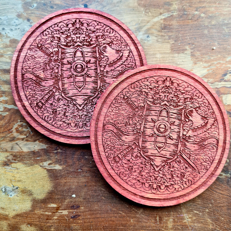 Set of 2 Class Coasters - CRITIT