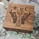 Mystical Hands Trinket or  Dice Box - Felted - CRITIT