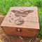 Mystical Moth Trinket or  Dice Box - Felted - CRITIT