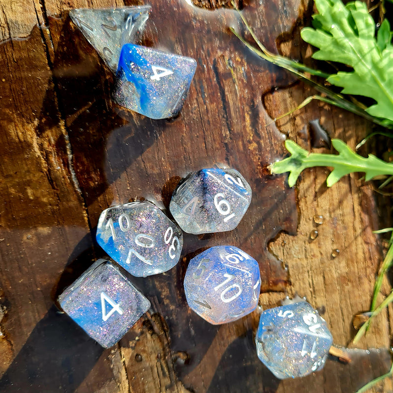 Celestial Whale Circular Hardwood Dice Box - CRITIT