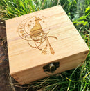 Sitting Moon Cat Dice Box - CRITIT