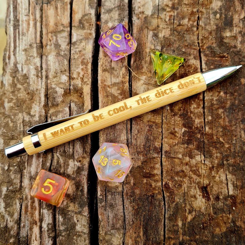 Cool Dice  Dungeons and Dragons Pen - CRITIT