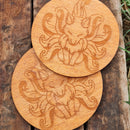 Kitsune Set of 2 Coasters - CRITIT