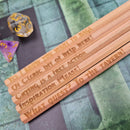 SET 1 Dungeons and Dragons Pencils - CRITIT
