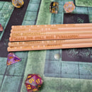 SET 2 Dungeons and Dragons Pencils - CRITIT