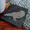Raven Moon Slate coaster - CRITIT