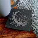 Moon Hare Slate coaster - CRITIT