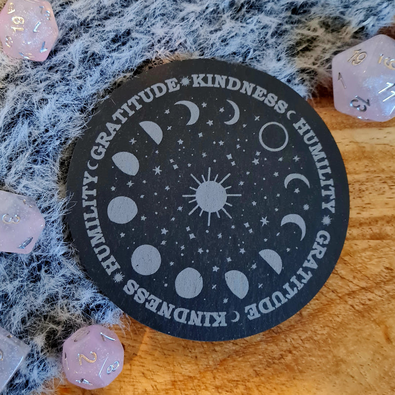Moon Phases Slate coaster - CRITIT