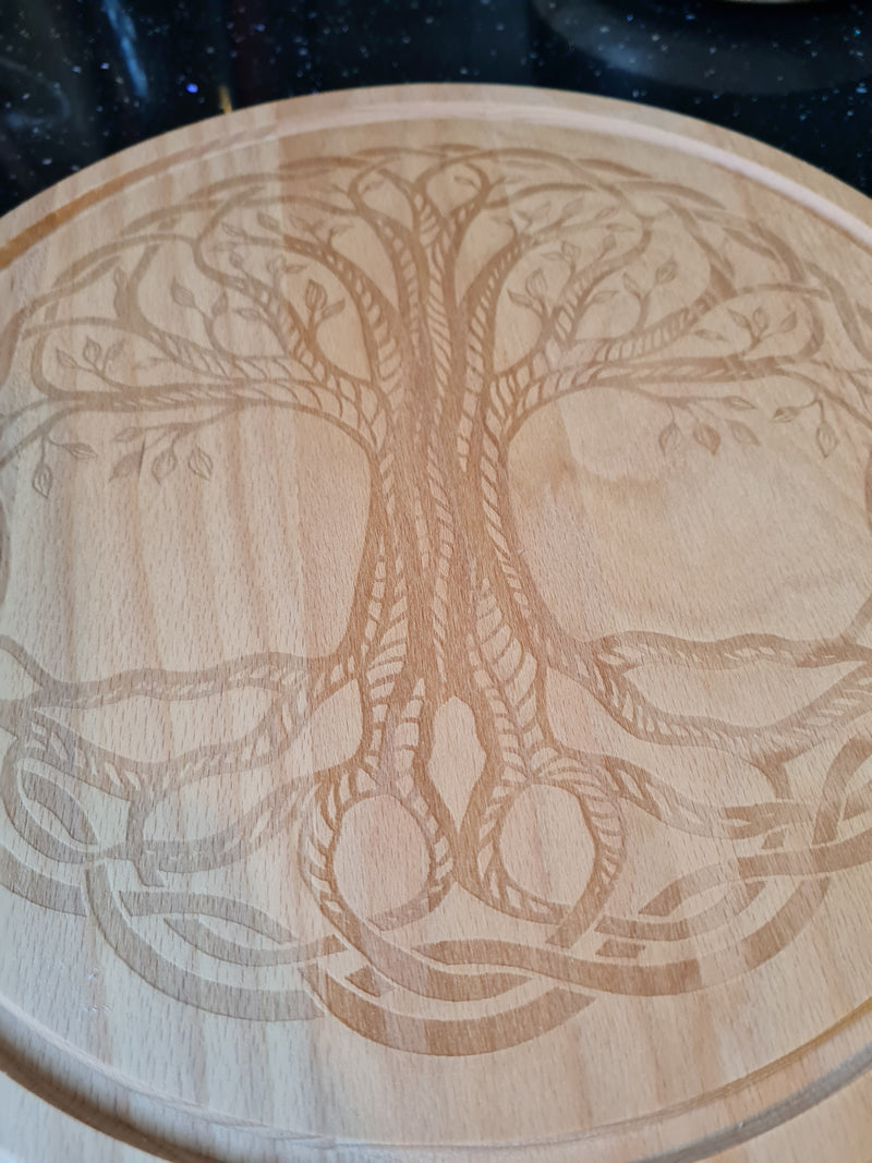 Tree of Life Beech Chopping Board - CRITIT