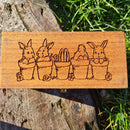 Wooden Rabbit Bunny Cute Box - CRITIT