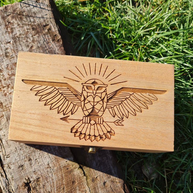 Owl Wooden Sun Box - CRITIT