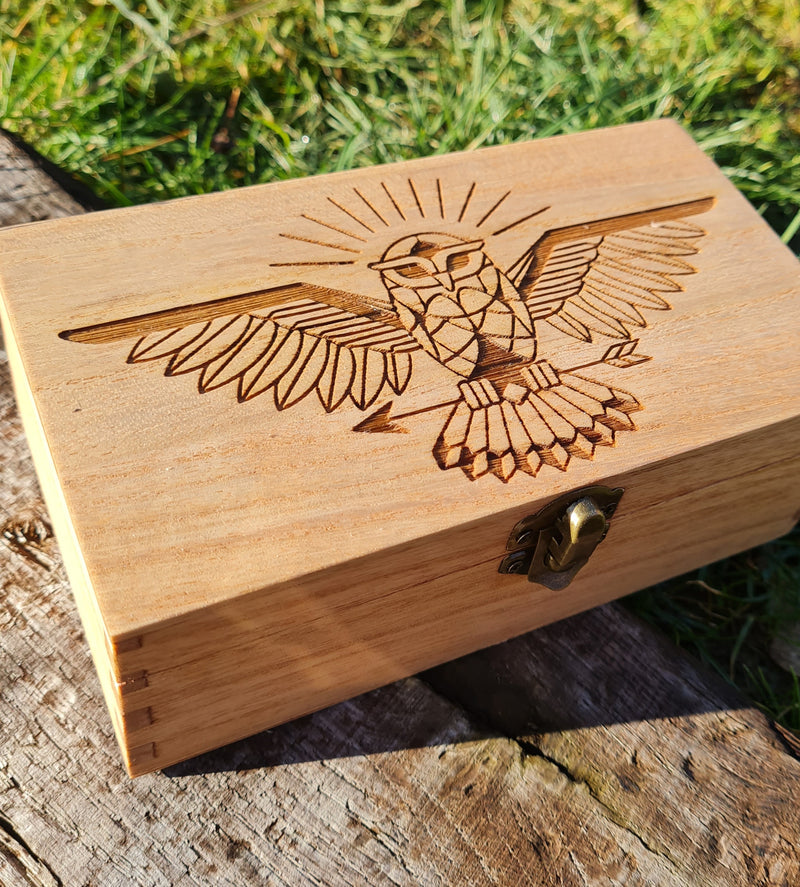 Owl Wooden Sun Box - CRITIT