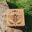 Bumble Bee Moon Wooden  Box - CRITIT