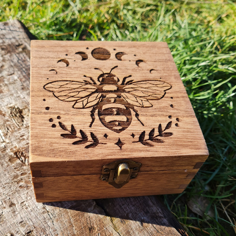 Bumble Bee Moon Wooden  Box - CRITIT