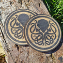 Cthulhu Black Set of 2 Coasters - CRITIT