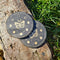 Butterfly Moon Black Set of 2 Coasters - CRITIT