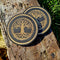 Tree of Life Black Set of 2 Coasters - CRITIT