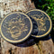 Eye Monster Beholder Black Set of 2 Coasters - CRITIT