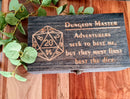 Dungeon Master Negative Ebony  Dice Box.