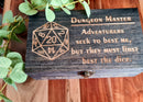 Dungeon Master Negative Ebony  Dice Box.