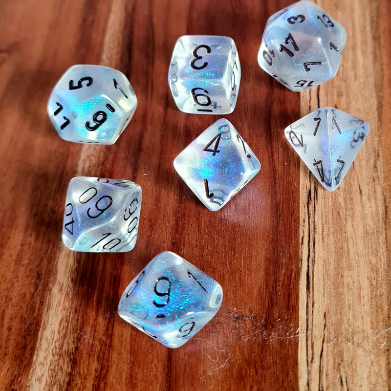 Chessex Borealis Aquerple Full Set Rare