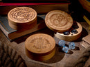 Hardwood Adventure Circular Dice Box - CRITIT