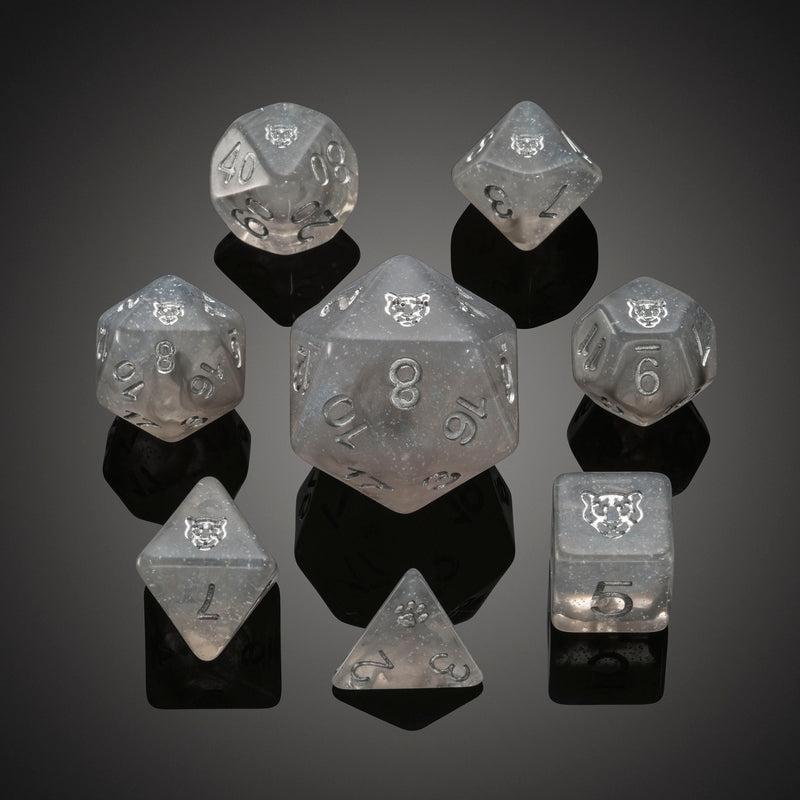 'Spirit of' Arctic Snow Leopard Dice - CRITIT