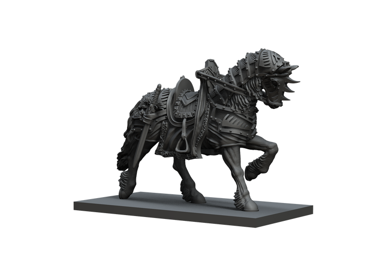 Armoured Horse STL Miniature File - CRITIT