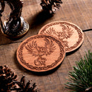 Phoenix small Trinket/Dice Bowl, Coaster and Box - CRITIT