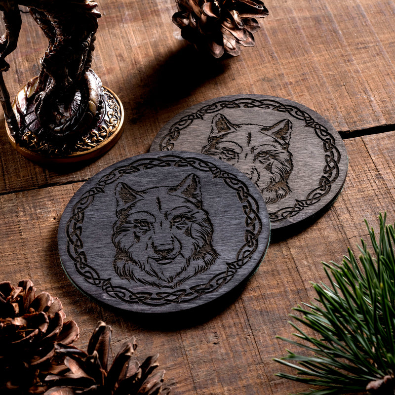 Set of 2 Animal Fantasy Coasters - CRITIT