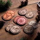 Set of 2 Animal Fantasy Coasters - CRITIT