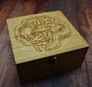 Large Square Character Class Dice Box - Felted - CRITIT