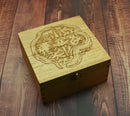 Large Square Character Class Dice Box - Felted - CRITIT