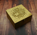 Large Square Character Class Dice Box - Felted - CRITIT