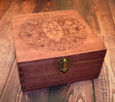 Large Square Character Class Dice Box - Felted - CRITIT