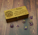 Medium Character Class Dice Box - Felted - CRITIT