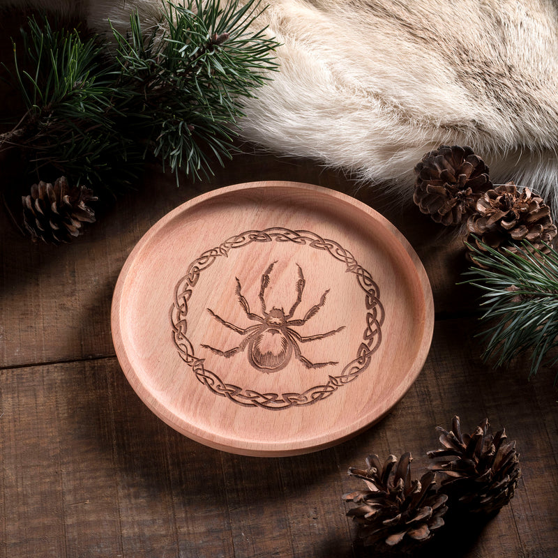 Spider small Trinket/Dice Bowl, Coaster and Box - CRITIT