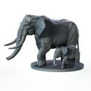 Elephant STL Miniature File - CRITIT