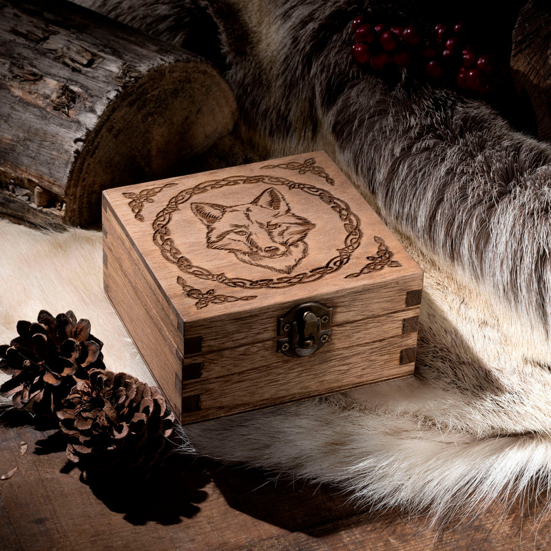 Fox small Trinket/Dice Bowl, Coaster and Box - CRITIT