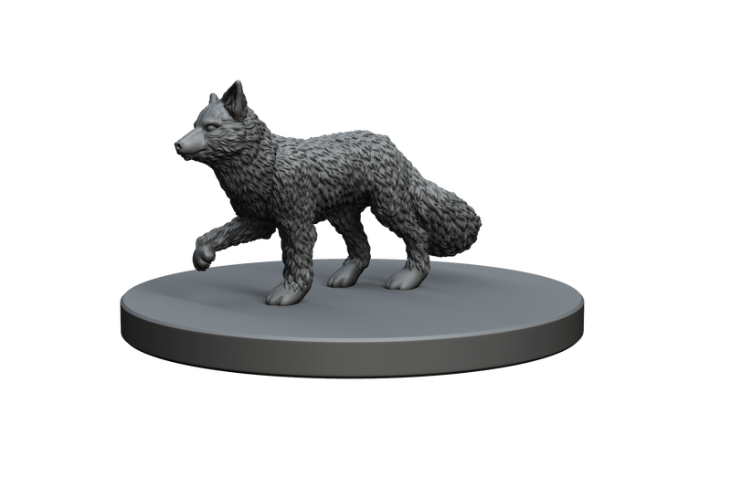 Fox STL Miniature File - CRITIT