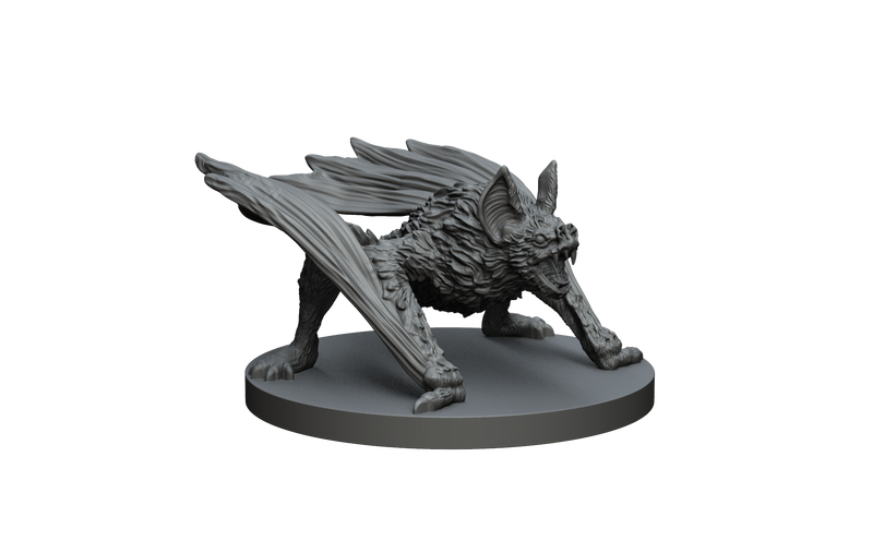 Giant Bat STL Miniature File - CRITIT