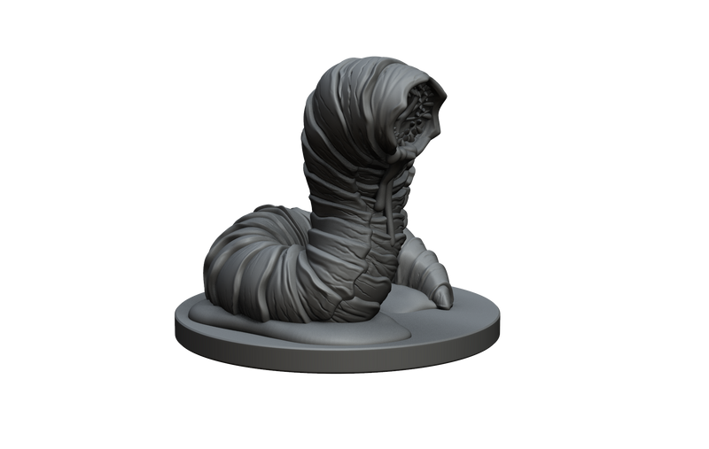 Giant Leech STL Miniature File - CRITIT