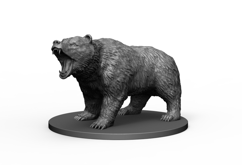 Bear  STL Miniature File - CRITIT