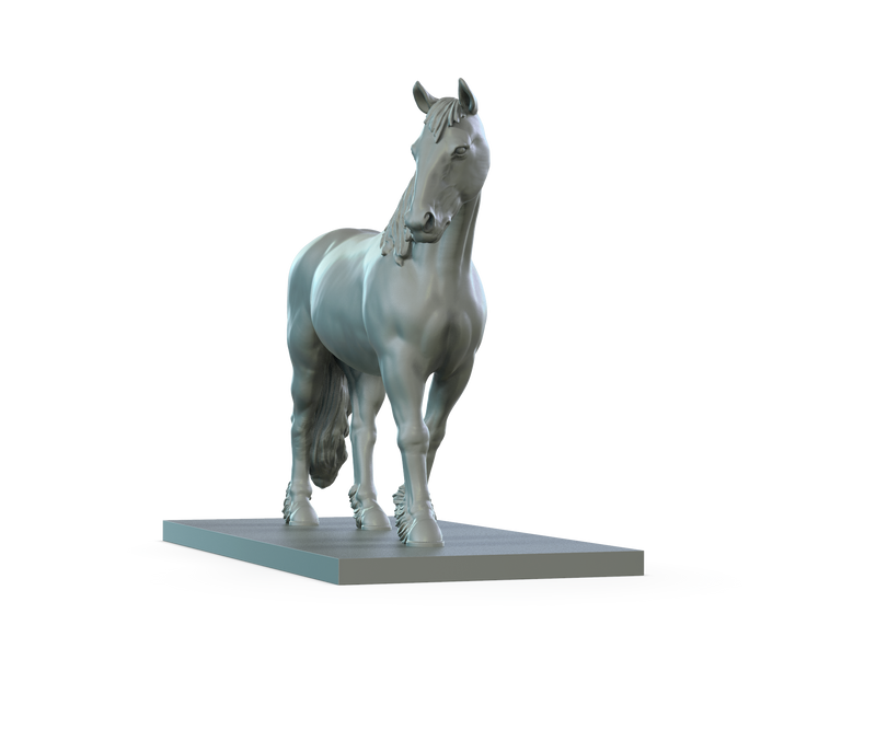 Horse V1 STL Miniature File - CRITIT